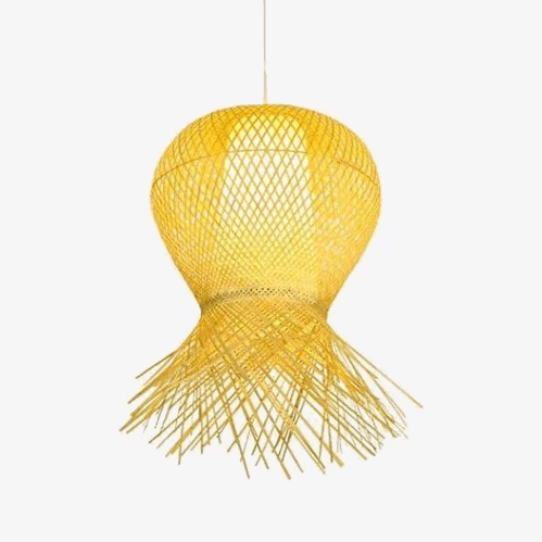 pendant light Woven bamboo design