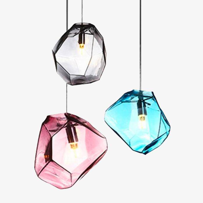 pendant light Colorful crystal design