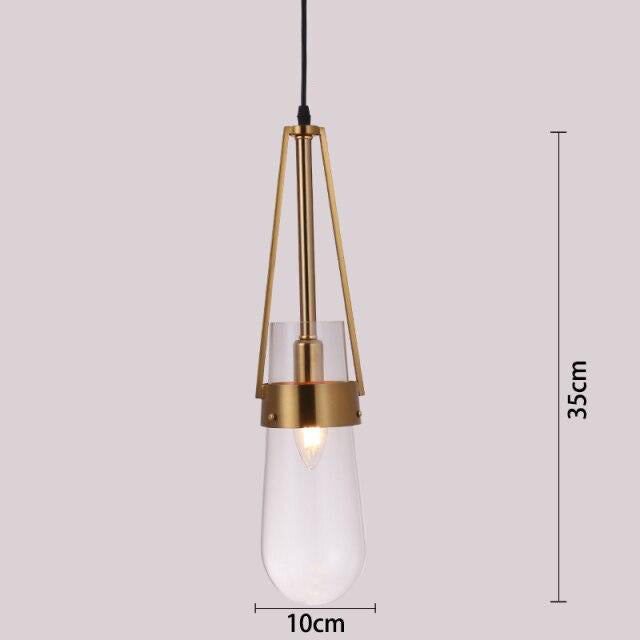 pendant light luxury glass design Geralio