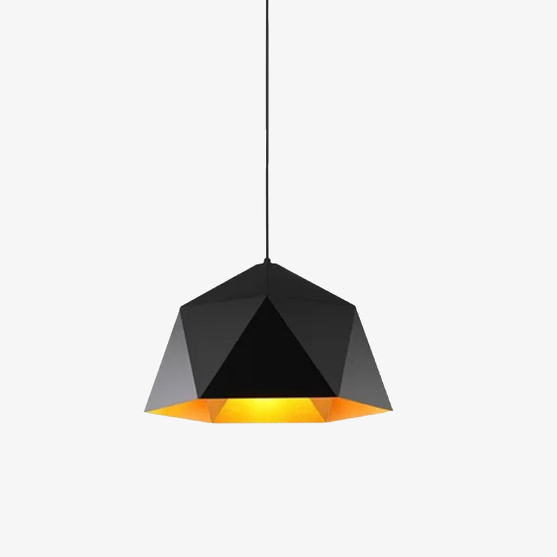 pendant light geometric polygonal design in Diamond color