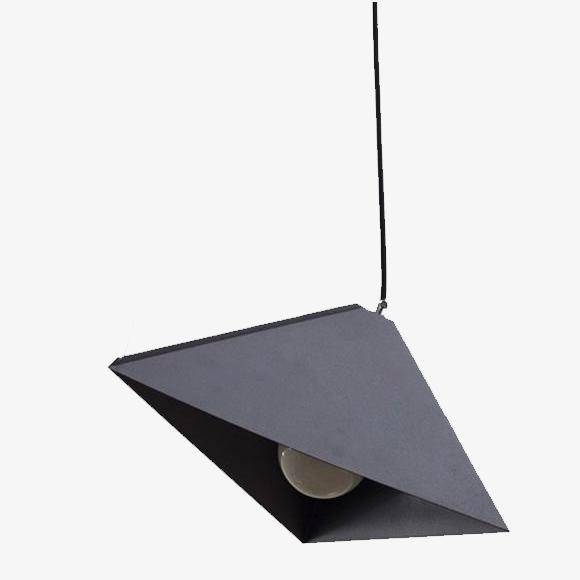 pendant light geometric design Triangle