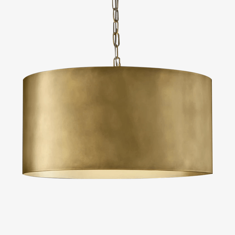 pendant light LED design with lampshade industrial metal cylinder