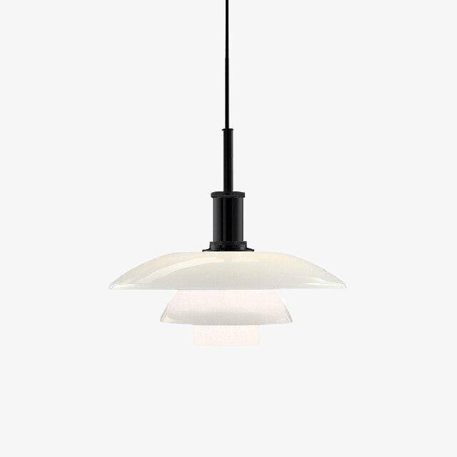 pendant light LED design with lampshade white aluminum Loft