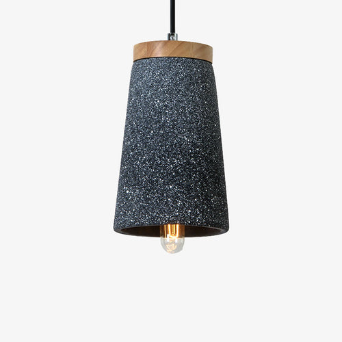 Suspension design LED avec abat-jour en ciment Marta