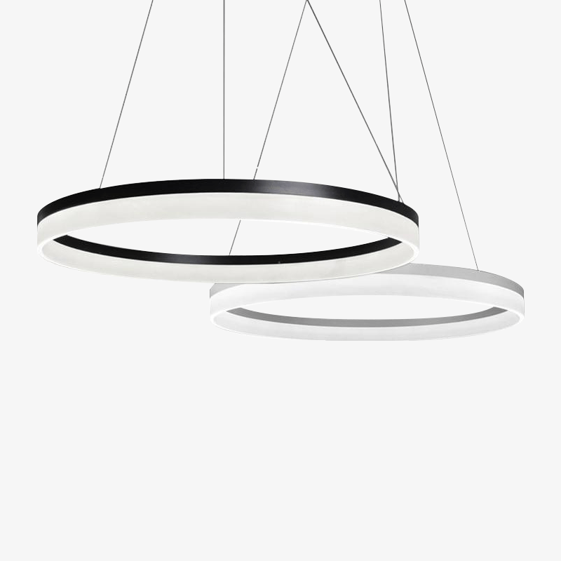 Lustre design LED cercle moderne