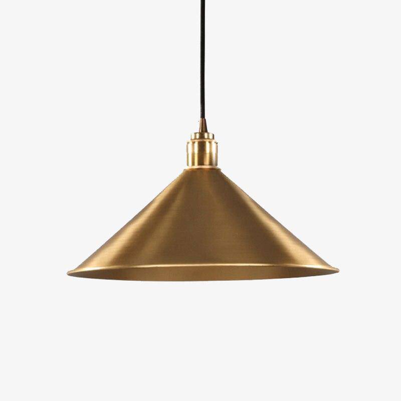 pendant light design LED conical gold Loft