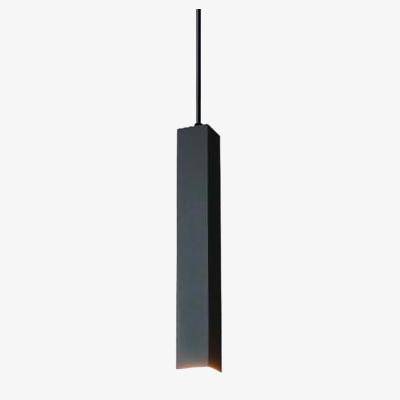 Rectangular LED Design pendant light (black or white)