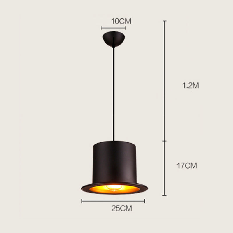 pendant light modern in a hat