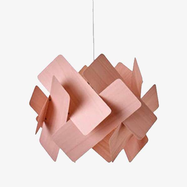 pendant light modern design in colored plates Personality