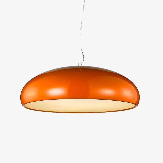 Design Modern LED pendant light in oval aluminum