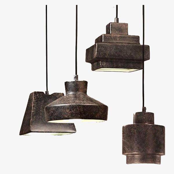 pendant light industrial ceramic Loft