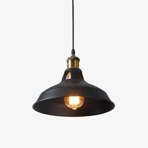 pendant light industrial with lampshade straight metal neck Inna