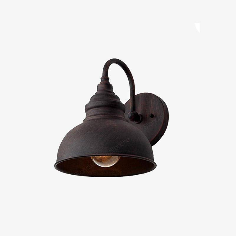 pendant light industrial black metal LED retro style