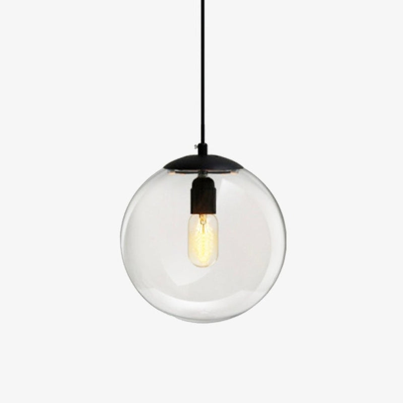 Lámpara de suspensión Bola de cristal con LEDs Vivir