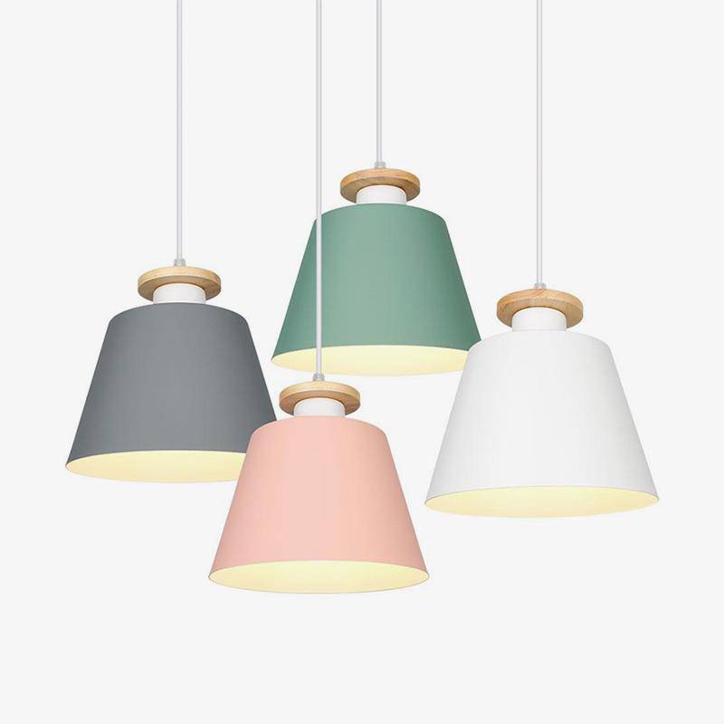 pendant light Conical LED of Restaurant colors