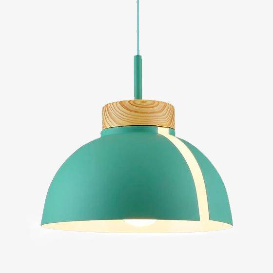 pendant light Loft colored half-ball LED