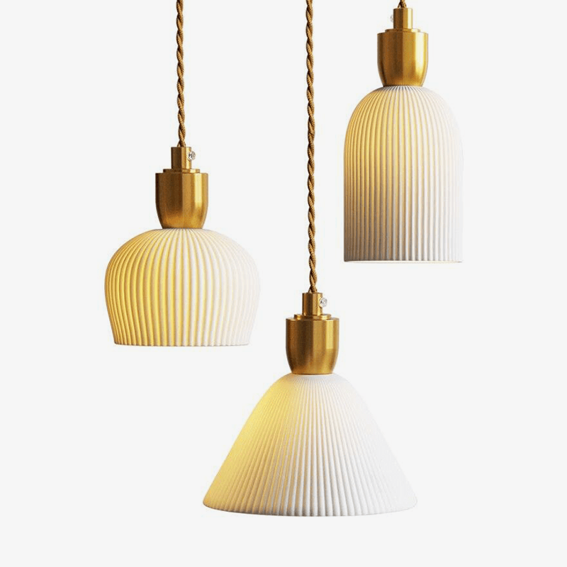 pendant light Ceramic LEDs of various design shapes