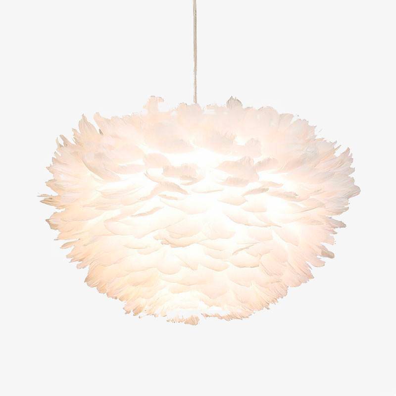 Modern pendant light LED White floral