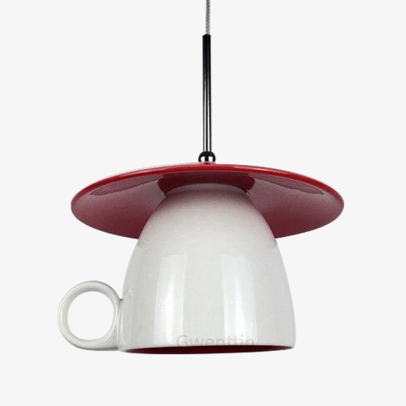 pendant light LED ceramic mug colored Cup