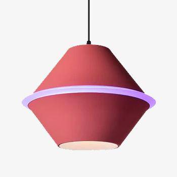 pendant light LED colored flying saucer