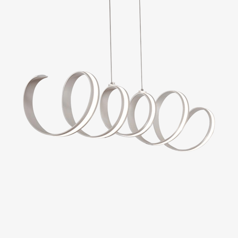 LED spiral chandelier
