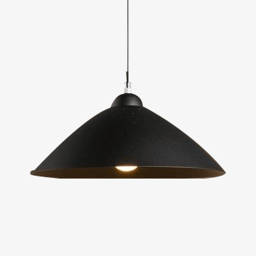 Suspension moderne avec abat-jour arrondi en métal à LED