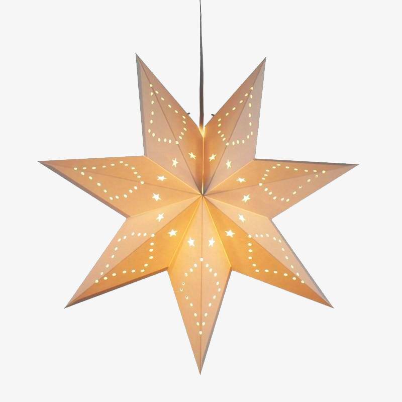 pendant light modern colored star