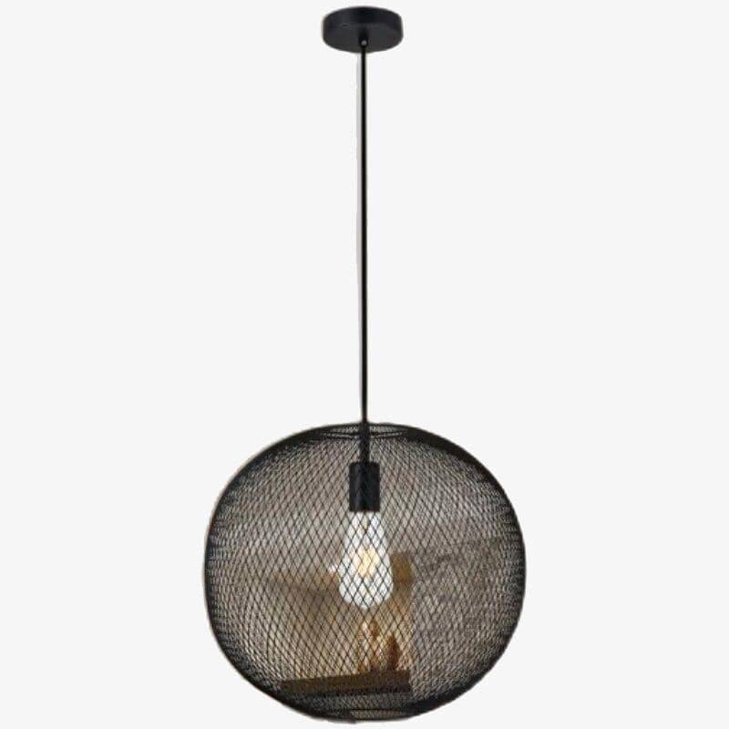 pendant light modern LED with black metal ball