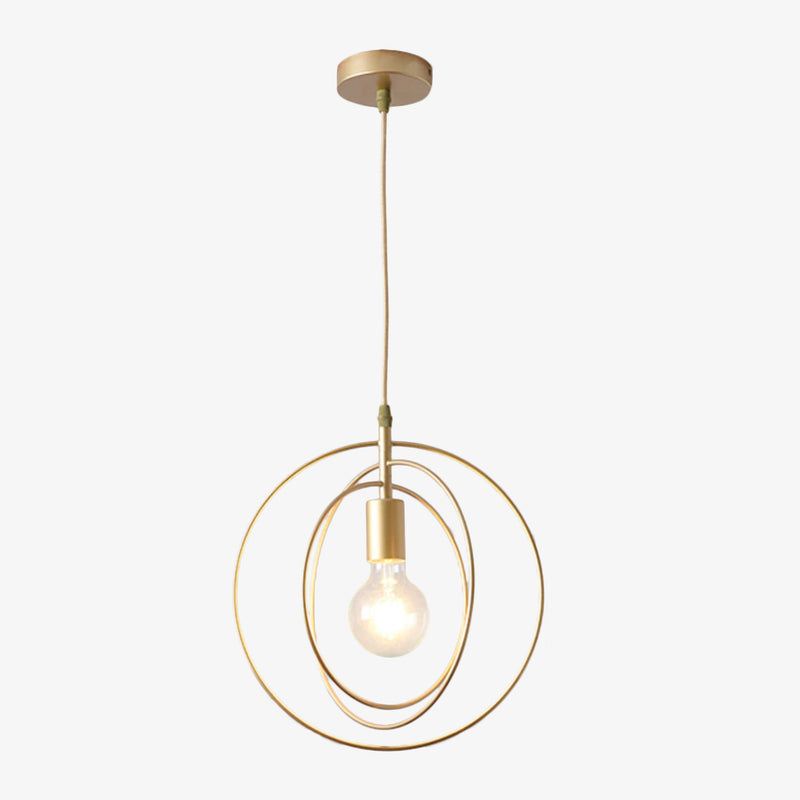 Suspension moderne LED avec formes géometriques Yria