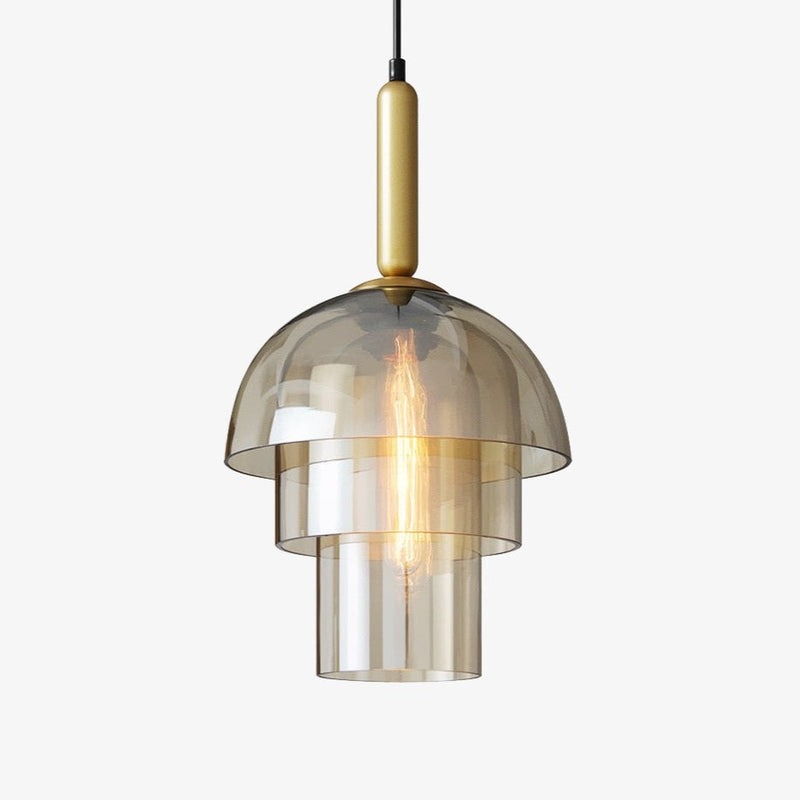 pendant light modern LED several lampshade rounded Aymar