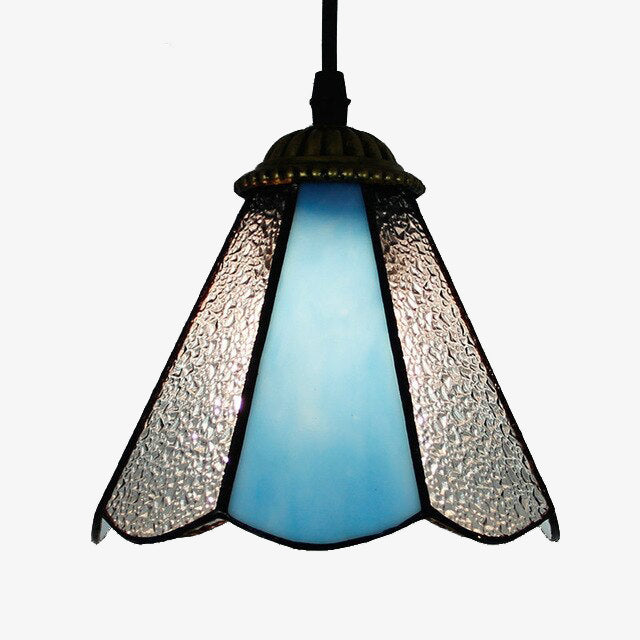 pendant light vintage LED with colored glasses Haimei