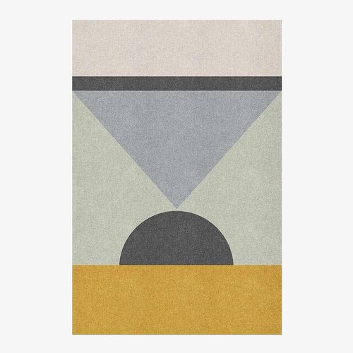 Tapis rectangle moderne géométrique basique Splice