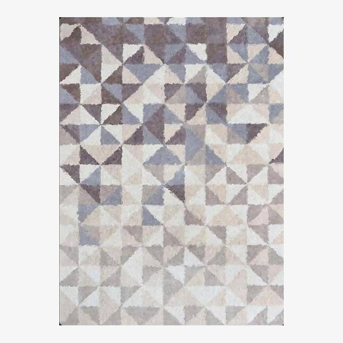 Scandinavian rectangle rug in beige
