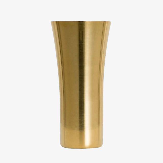 Design vase gold steel