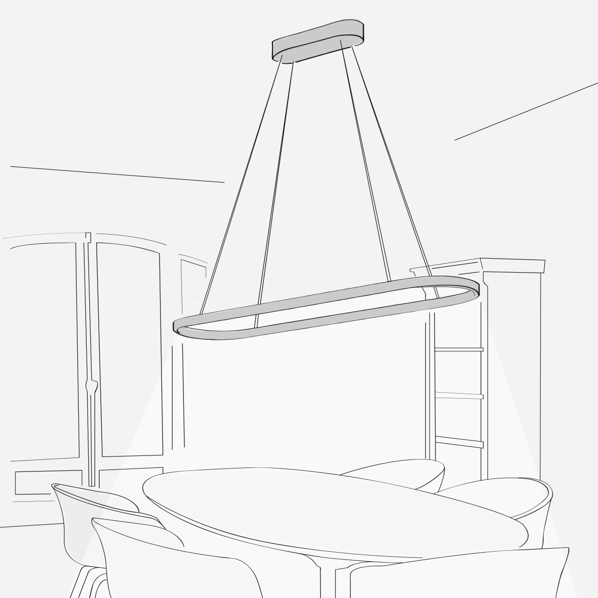 Luminaire salle à manger