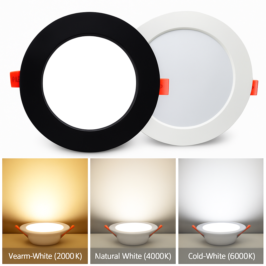 10 pièces LED Downlight 12W 15W 18W 9W AC220V 5W 7W 110V Spot encastré en aluminium épais éclairage chambre cuisine intérieur vers le bas lampe - vue 6 sur 8