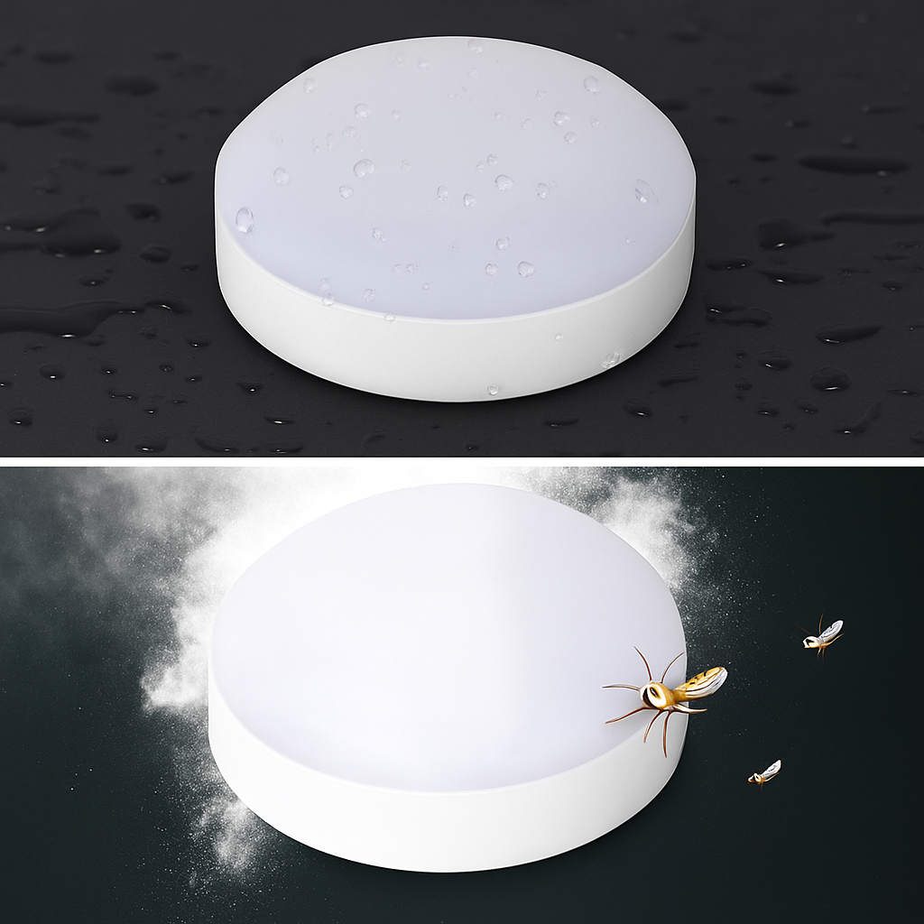 16W/20W Outdoor LED Ceiling Lamp Motion Sensor IP65 Waterproof Ceiling Light Porch Corridor Entrance Kitchen Bathroom Lighting - vue 5 sur 9