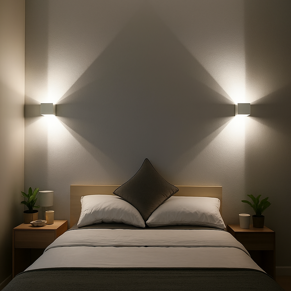 6W/12W applique murale LED lumière extérieure étanche IP65 porche jardin applique et intérieur chambre chevet décoration éclairage lampe en aluminium - vue 3 sur 6