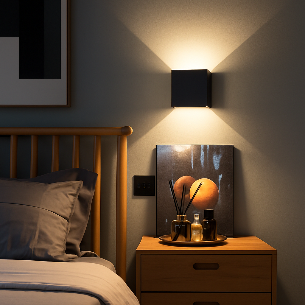 6W/12W applique murale LED lumière extérieure étanche IP65 porche jardin applique et intérieur chambre chevet décoration éclairage lampe en aluminium - vue 4 sur 6