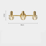 Applique murale LED en cristal luxury doré Altesse