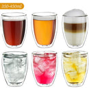 Verre double paroi isolant pour cafe biere eau