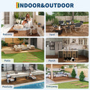 Dalles terrasse acacia clipsables antiderapant 30x30 balcon piscine