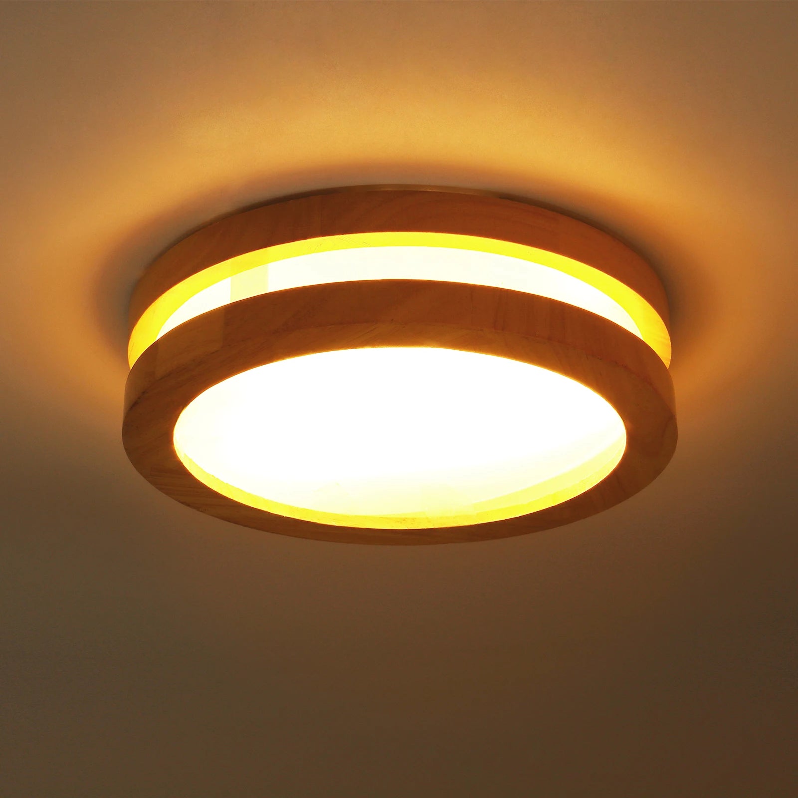 plafonnier moderne en acrylique à leds surface montée - vue 3 sur 12