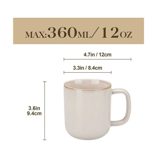 Ensemble tasses cafe gres design moderne 35 47