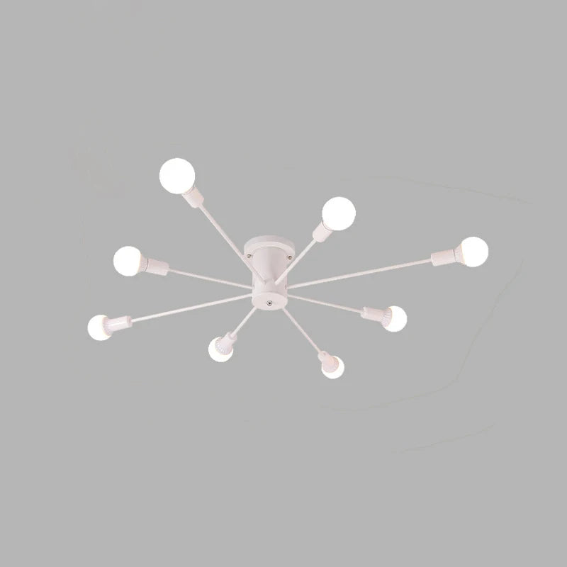 plafonnier industriel moderne à leds minimaliste nordique