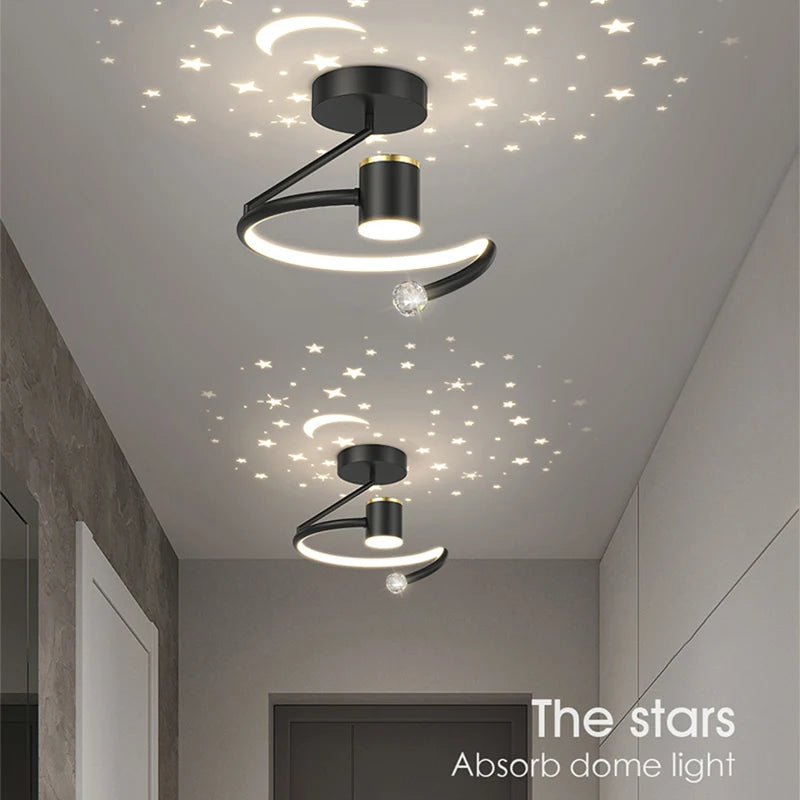 plafonnier moderne à leds pour décoration intérieure et extérieure