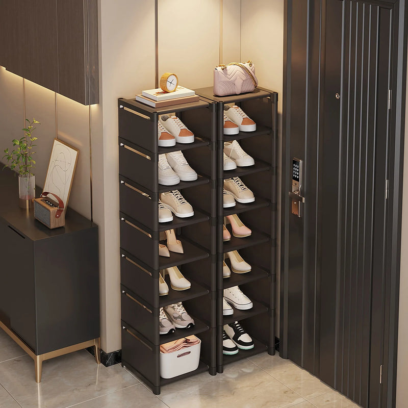 Lot De 10 Supports à Chaussures Réglables - Organisateur Gain De Place Pour Placard Et Entrée