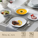 Service de table porcelaine bordure elegante 24 pieces