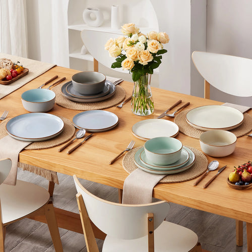 service de table gres assiettes bol style moderne