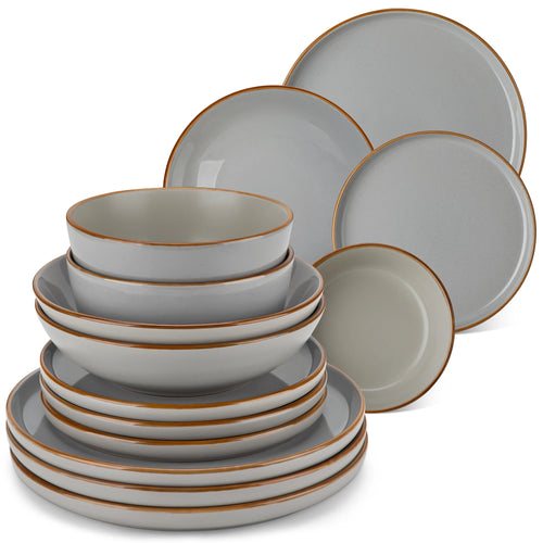 Service de table gres style moderne 16 pieces